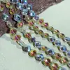 Venda Direta da Fábrica de Contas Soltas de Cristal Super Brilhantes de Trevo de Quatro Folhas Materiais para Miçangas de Pulseira e Colar DIY Feito à Mão Semi-Acabados