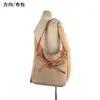 Bolso Cruzado de Lona Artístico para Mujer, Bolso de Hombro Simple de Gran Capacidad para Viajar, Bolso Cubo de Mano Estilo Relajado