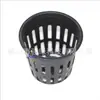 O80/83 Plástico Malla Media Maceta de Plástico Hidroponía Varias Especificaciones Taza de Malla para Plantar Cesta de Plantación con Control de Raíces