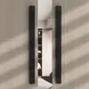 Nuevo Manija de Puerta de Vidrio de Tienda con Mango Tallado Negro Bronce Chinoiserie Aleación de Aluminio Manija Grande para Puerta de Madera