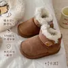 Botas de Nieve para Niños, Botas de Nieve Gruesas Cálidas de Suela Suave para Bebé, Otoño e Invierno, Niños y Niñas, Niños Pequeños, Antideslizantes, Zapatos Grandes de Algodón