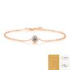 Pulseira Bolha de Moissanita, Joia de Nicho com Toque de Luxo, Pulseira Versátil de Luxo em Prata 925