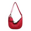 Bolso dumpling de textura simple estilo extranjero nuevo verano gran capacidad bolso de hombro resistente al desgaste transpirable callejero para ir al trabajo bandolera