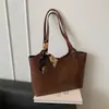 Lenço de Seda Transfronteiriço Moderno para Bolsa Feminina, Novo Estilo, Personalizado, Simples, Grande Capacidade, Cor Sólida Retrô, Bolsa de Ombro Tote para o Dia a Dia