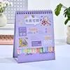 Adornos de Escritorio Tamaño Pequeño Calendario con Índice Mensual Dibujo Animado Lindo Calendario Mensual Borde Creativo para Publicidad Calendario de Escritorio Al Por Mayor