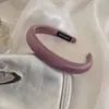 Faixa de Cabelo Colorida de Esponja com Cetim para Mulheres 2026 Estilo Novo de Primavera Faixa de Cabelo para Viagem e Uso ao Ar Livre Prendedor de Cabelo Grampo de Cabelo Acessório de Cabelo