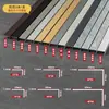 Tiras Antideslizantes para Escaleras de Aleación de Aluminio, Tiras Antideslizantes para Peldaños Exteriores, Tiras Protectoras de Borde de Cierre para Azulejos Metálicos en Forma de L
