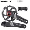 Bicicleta de Montaña Bielas Huecas Bielas Integradas CNC Bielas de Montaje Directo 32 Dientes 34 36 38t