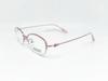 Nueva Moda Ultraligera Aleación Negocios para Mujer Media Montura Lente Plana Miopía Fotocromática Anti Luz Azul Armazones de Lentes Danyang al por Mayor