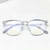 Marco de Gafas Danyang Marco de Gafas Ultraligero para Hombre Miopía Cara Cuadrada Redonda Rudo Guapo Forma de Ceja Luz Antiazul Multilateral 4243