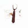 Corbata Roja para Mujer Estilo JK Japonés Estilo Perezoso Corbata Libre Estilo Universitario Corbata para Hombre DK Corbata a Rayas Accesorios para Camisa Moderno