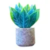 Planta Suculenta de Cactus en Maceta Clip Perfumador para Rejilla de Aire Acondicionado de Coche Fragancia de Coche Algodón Decoración Interior de Coche Hecho a Mano