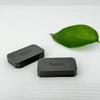 Caja Rectangular de Aleación de Zinc Negro Gris con Tapa Deslizante para Bálsamo Personalizada por el Fabricante de Bálsamo Sólido para Coche de Hombre
