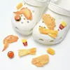 Buraco sapatos acessórios de alta qualidade ervilhas sapatos sapatos flor decorativo fivela diy acessórios jóias chinelos fivela removível sapato fivela