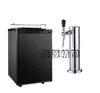 Máquina de Cerveja Artesanal Tipo Exportação, Elegante Preta de Cabeça Única, Dupla, Tripla, Refrigerada a Ar Oculta, Máquina de Chopp, Máquina de Cerveja Fresca