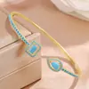 Pulseira de Joias Simples Estilo Coreano Gota d'Água para Mulheres, Joia Versátil da Moda para Vestido de Festa, Não Desbota