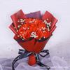 Ramo Grande de Gypsophila Seca y Rosas para el Día de San Valentín, Flores Eternas para Novia, Madre, Maestra, Ramo Artificial