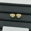 25 Modelos Nuevos de Pendientes Cd de Moda Dior Lujo Ligero para Mujer, Pendientes de Abeja con Strass de Lujo de Alta Gama con Aguja de Plata
