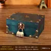 Mini Caixa de Armazenamento Vintage Estilo Chinês Caixa de Joias Embalagem de Joias Caixa de Presente Artesanato em Madeira Adereços de Cinema e Televisão