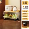 Prateleira de armazenamento para cozinha, carrinho pequeno, autoportante, multicamadas, móvel, multifuncional, para armazenar frutas e vegetais, e como prateleira de armazenamento geral