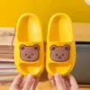 Pantuflas Eva para Niños Lindas de Dibujos Animados para Niños y Niñas Zapatos Tipo Beanie para Bebés y Niños Medianos y Grandes Sandalias Familiares para Niños Pantuflas de Verano