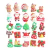 Brillante Papá Noel Muñeco de Nieve Alce DIY Hecho a Mano Horquilla para el Cabello de Niños Taza de Agua Broche Material Resina Accesorios Venta al por Mayor