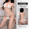 Uma geração de pijamas femininos macacão sexy com laço aberto uniforme sem arquivo roupa íntima suspensórios sexy F107
