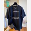 T-shirt Feminina de Manga Curta 2025 Nova Solta e Fashion Gola Redonda Verão