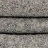 Tejido de punto de lana gris mezclado para ropa de moda casual, tela lisa para abrigos para bricolaje