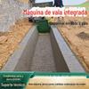 Máquina formadora de canal de concreto moldado no local autopropulsada máquina deslizante de canal máquina de revestimento de canal de irrigação agrícola máquina deslizante