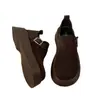 Zapatos Birkenstock de suela gruesa para mujer 2026 otoño nuevo estilo que aumenta la altura antideslizantes mocasines sin cordones plataforma retro estilo Hepburn zapatos de vestir