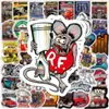 50 Pegatinas de Graffiti de Coches Clásicos Retro para Maleta, Portátil, Patineta, Casco, Funda de Teléfono Móvil, Pegatinas Decorativas