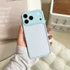 Painel Traseiro Transparente com Design em Formato de Coração Adequado para Capa de Celular Apple 17, Seis Cores Macaron, Capa Protetora Ip18 Simples e Fresca