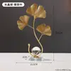 Bola de Cristal Hoja Nórdica Adornos Creativos Lujo Ligero Entrada del Hogar Sala de Estar Decoraciones para Gabinete de Vino Mobiliario de Oficina