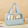 Bolsa de Cosméticos Portátil Nueva Gran Capacidad PVC Impermeable Visual Portátil Simple Viaje Almacenamiento Neceser Venta al por Mayor