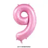 Globo Digital de Papel de Aluminio de 40 pulgadas Forma de Set de Cumpleaños Suministros de Decoración para Fiestas Globos con Números de Cumpleaños Venta al por Mayor