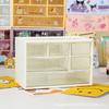 Cajón de almacenamiento de papelería de escritorio para estudiantes, estante organizador para niños, niña, lindo, para joyas, artefacto para llevar un diario a mano