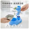 Bebedero Automático para Perro Gato Mascota Recarga Automática Tazón de Acero Inoxidable Compatible con Botella de Agua Mineral Desmontable Portátil para Salir