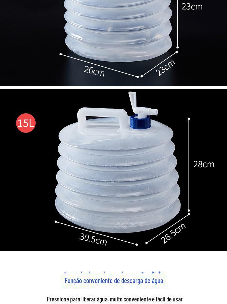 手提带水龙头水桶