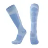 Calcetines deportivos de esquí transfronterizos con suelas gruesas de rizo, antideslizantes y resistentes al desgaste, calcetines altos para senderismo, calcetines deportivos largos cálidos y transpirables