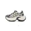 Zapatillas deportivas gruesas y ligeras para aumentar la altura, estilo 'dad shoes', para mujer, nuevas de primavera 2026, de malla blanca, zapatos para senderismo, zapatillas casuales para correr