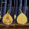 Folhas Naturais de Bodhi, Zhakiram, Farmacêutico, Thangka da Tara Verde, Pintura Thangka do Deus da Riqueza Amarelo, Arte de Parede, Molduras para Fotos no Atacado