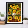 Comercio exterior transfronterizo DIY 5D pintura de diamantes diamantes completos paisaje flor mosaico bordado pintura decorativa fabricantes al por mayor