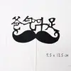 Decoración de Pastel Dios Masculino Feliz Cumpleaños Pollo Reina Negra Tarjeta Barba Papá Muy Guapo Enchufe Inglés