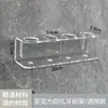 Suporte de Exibição de Plástico com 2/3/4 Furos Suporte de Exibição Acrílico Transparente Porta-Escovas de Dente Elétricas