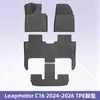 Adequado para Leapmotor C16 2024-2026 Tapetes de Piso 3D de Material TPE para Todas as Estações
