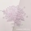 Cross-border quente-venda pressão top dois grânulos pontiagudos diâmetro 4 MM contas de cristal contas de diamante diy jóias acessórios
