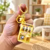 Llavero de Dibujos Animados Creativo, Máquina Tragaperras Ganadora, Mini Máquina de Lotería, Juguete Educativo para Niños, Máquina de Juegos, Regalo al por Mayor