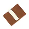 Venta Caliente Transfronteriza Cartera Creativa de Cuero PU para Hombre Tapa Abatible Clip para Billetes de Dólar para Hombre Porta Tarjetas Corto Porta Tarjetas Listo para la Venta