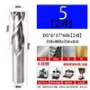 Fresa de extremo de acero blanco de alta precisión superdura que contiene cobalto M35 2 filos 3 filos 4 filos vástago recto fresadora vertical acero de alta velocidad fresadora de agujeros 1.5-25